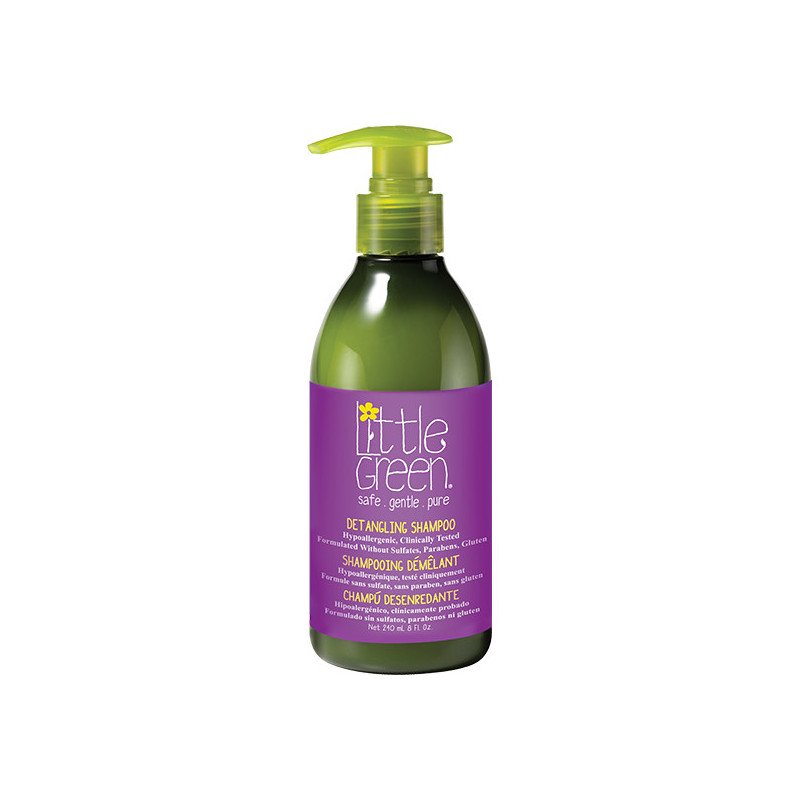 Little Green KIDS Detangling Shampoo šampon pro snadné rozčesávání vlasů pro děti 240 ml