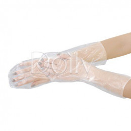 Doily® paraffin hand therapy packets 15x40 cm (50 pcs/pack) made of polyethylene - transparent