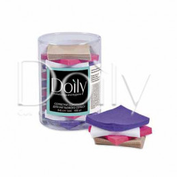 Doily® Non-woven napkins 6x6 cm (400 pcs. in tube) 45 g/m2 - multicolour