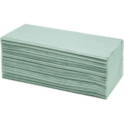 Paper towels ZZ, green, 250 pcs